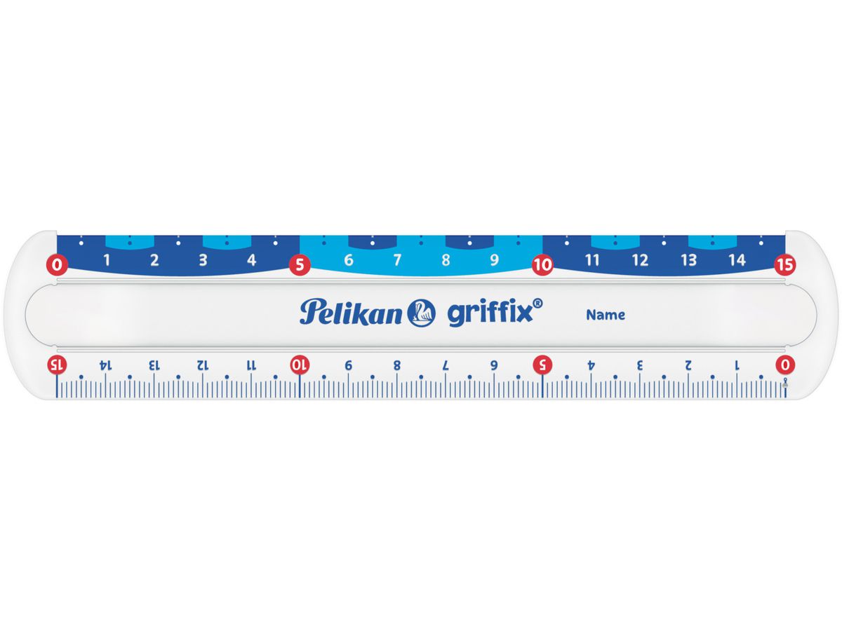 PELIKAN Règle Griffix 15cm 822275 transparent (4012700822277)
