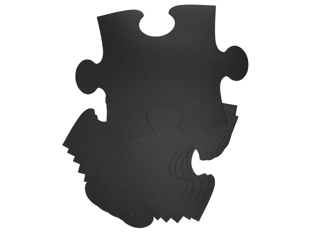SECURIT Tableau Craie Puzzle FB-PUZZLE noir 40x30x1.6cm (8719075287545)