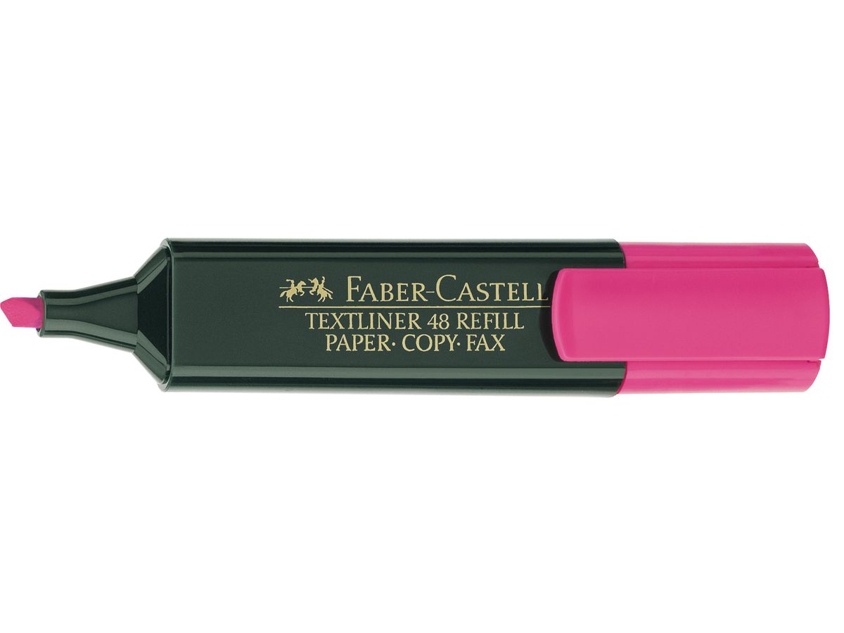 FABER-CASTELL Textmarker TL 48 1-5mm 154828 rose (4005401548287)