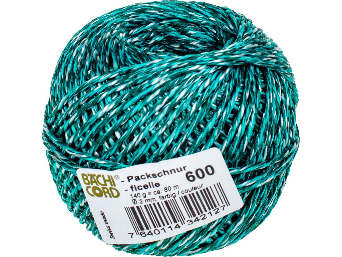 BAECHI Packschnur 130.06015 80m, 2mm 30 Stück (7640114342134)
