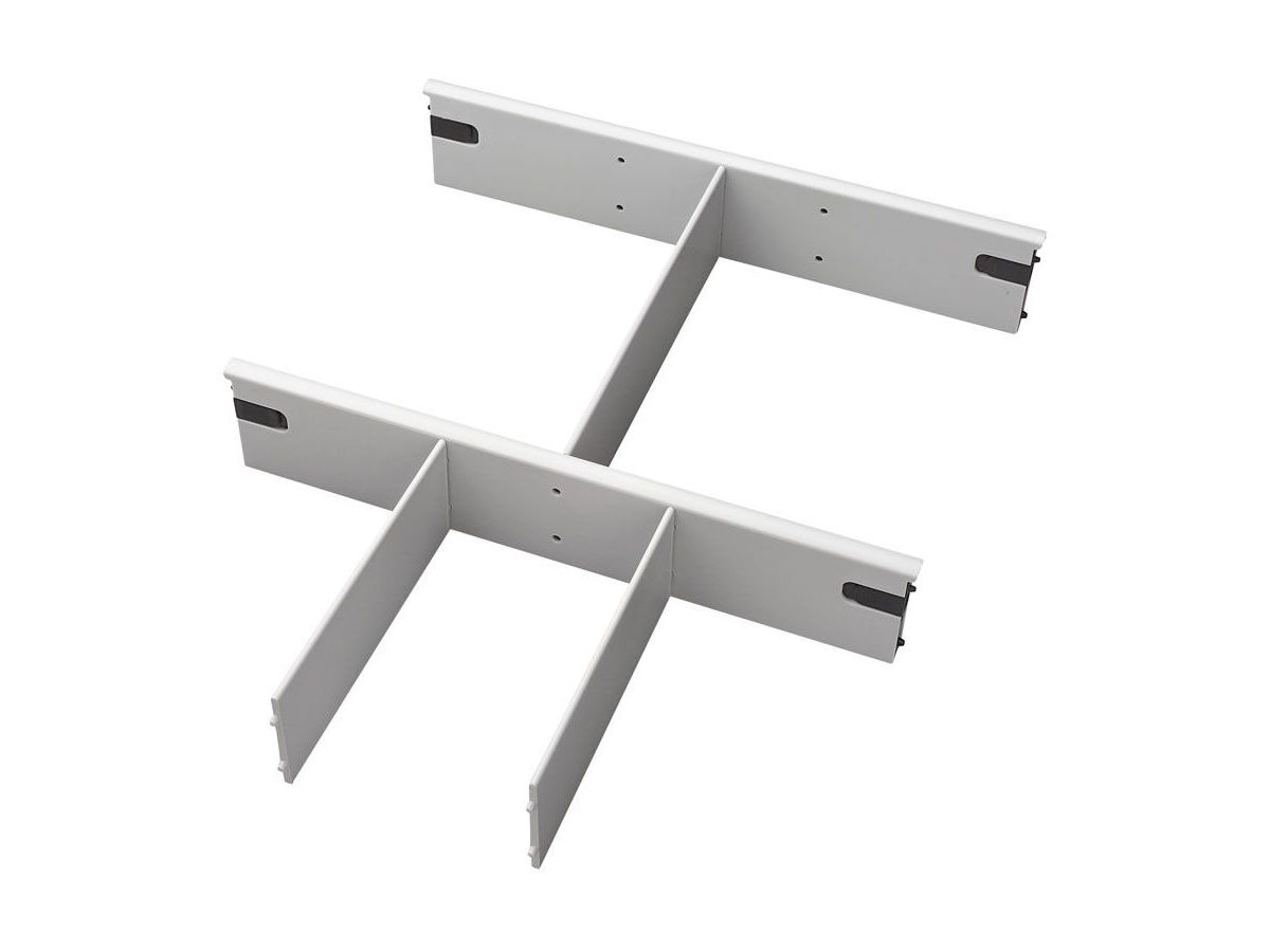 APOLLO Trennsteg-Set VACTR grau, für Rollcontainer (4032062002490)