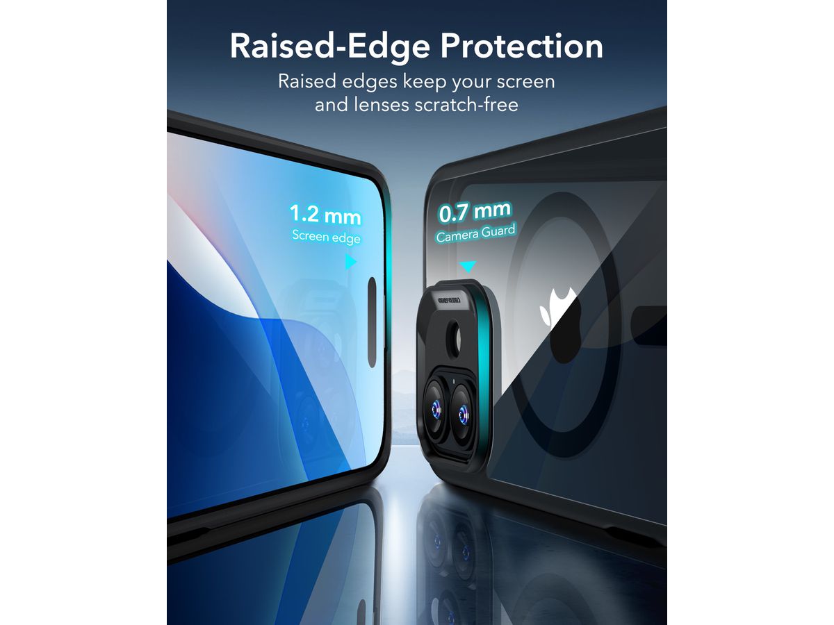 ESR Classic Hybrid Case MagSafe 1A76703 iPhone 16 Clear Black (4894240220726)