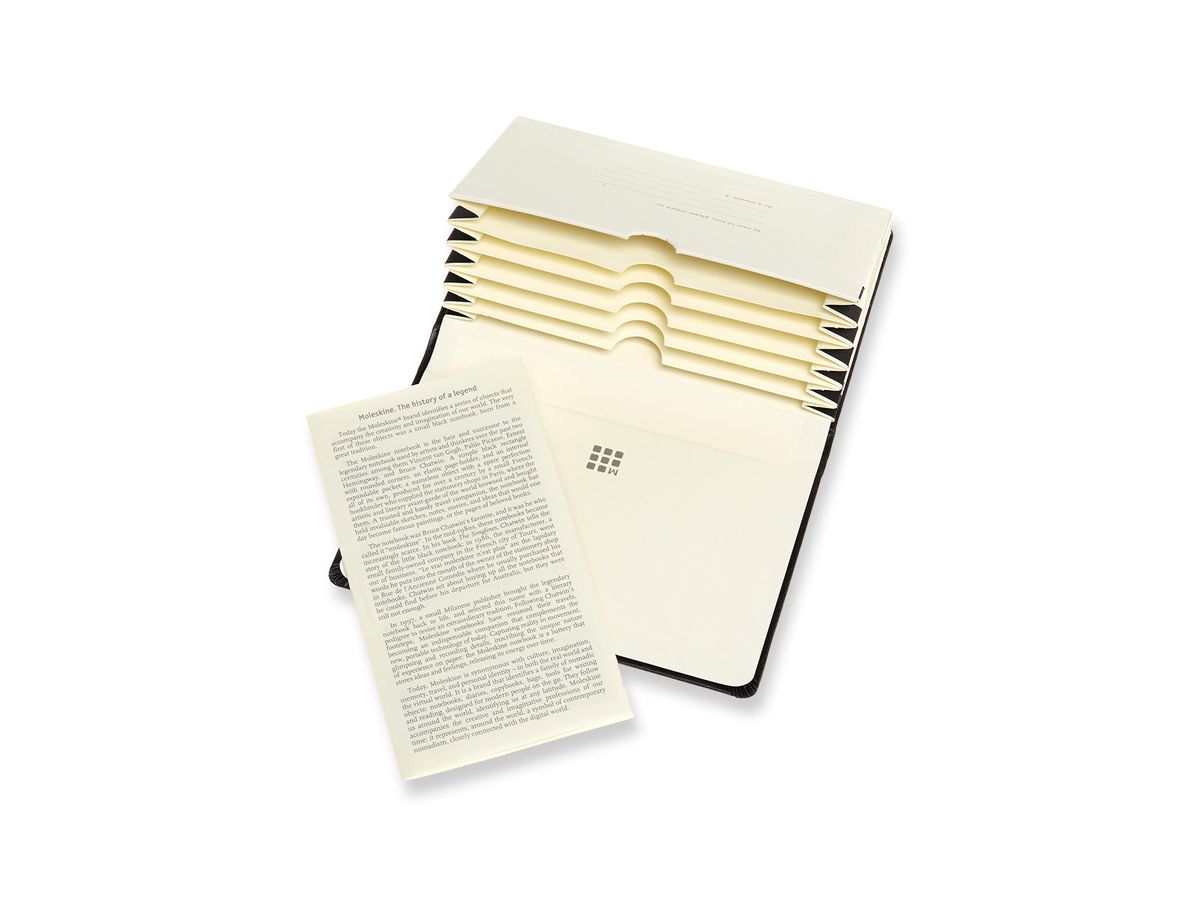 MOLESKINE Portfolios 14x1,6x9cm 620336 schwarz (8058647620336)