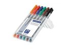 STAEDTLER Lumocolor non-perm. F 316-WP6 6 Farben ass. (4007817323588)