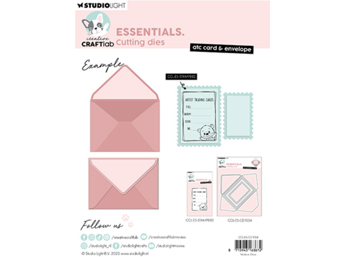 SIZZIX Stanzformen CCL-ESCD1054 Karte & Kuvert 6 Stück (8713943163672)