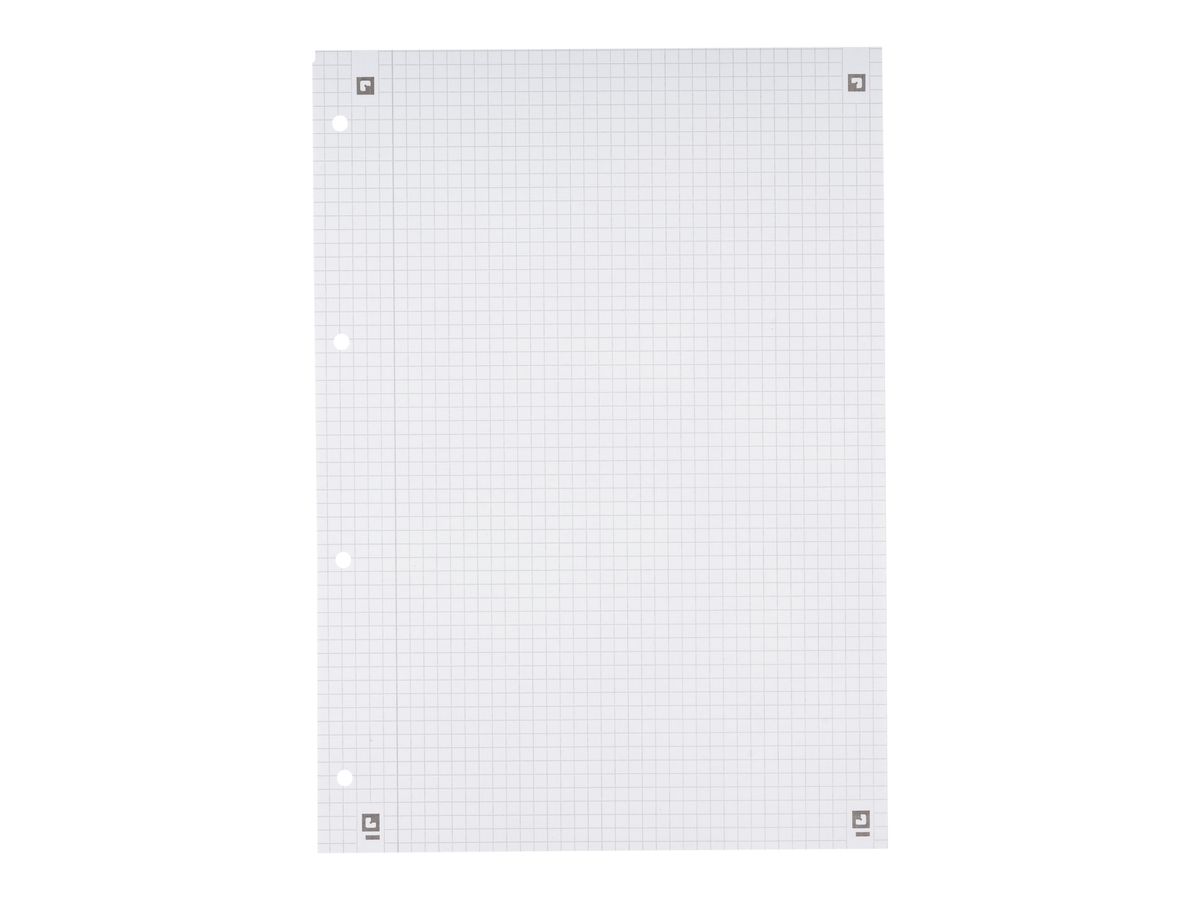 OXFORD Collegeblock Recycling A4 400159358 quadrettato 5mm, 90g 80 fogli (4006144041844)