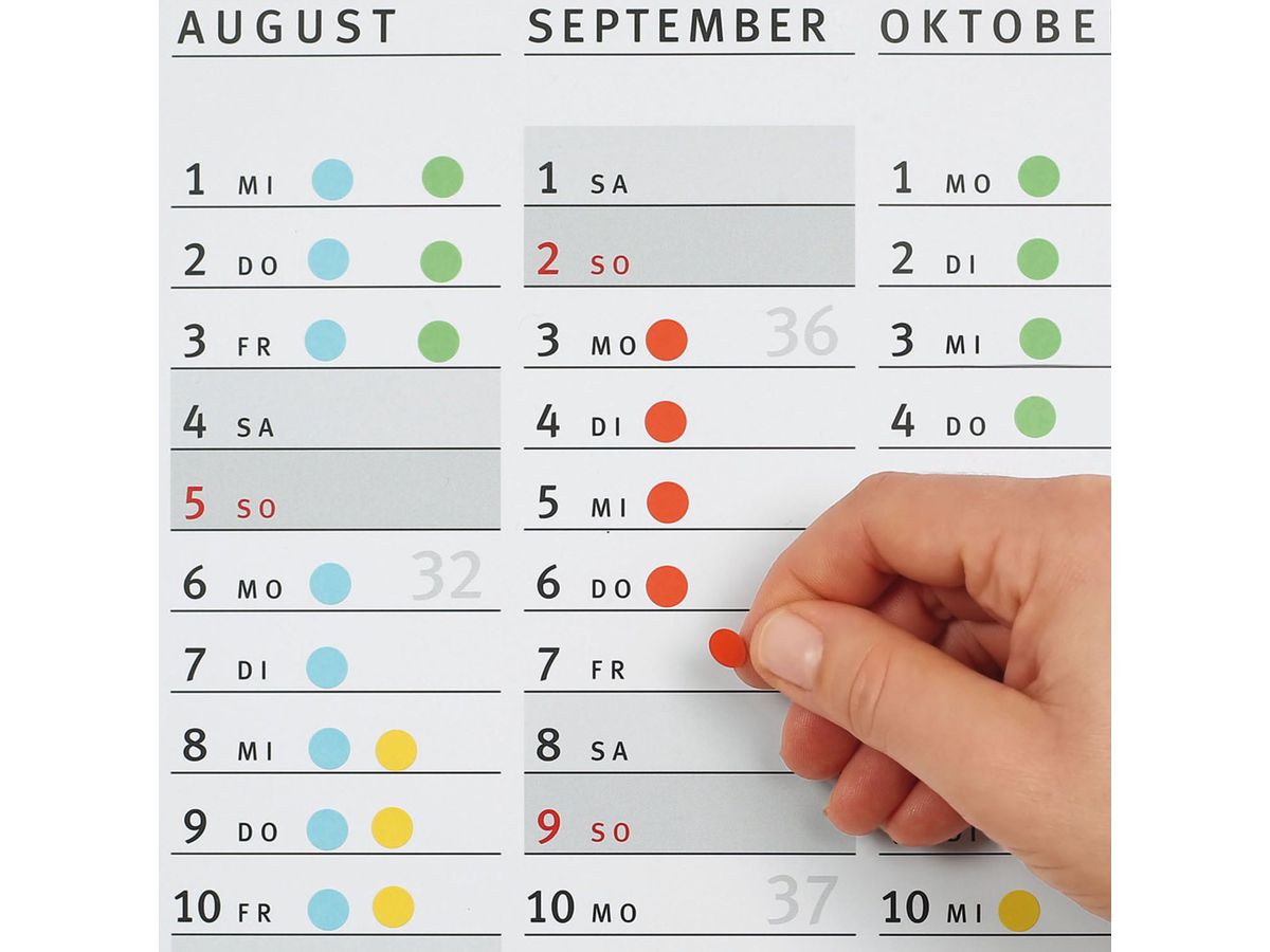 HERMA Marqueurs 19mm 1871 jaune 100 pcs. (4008705018715)