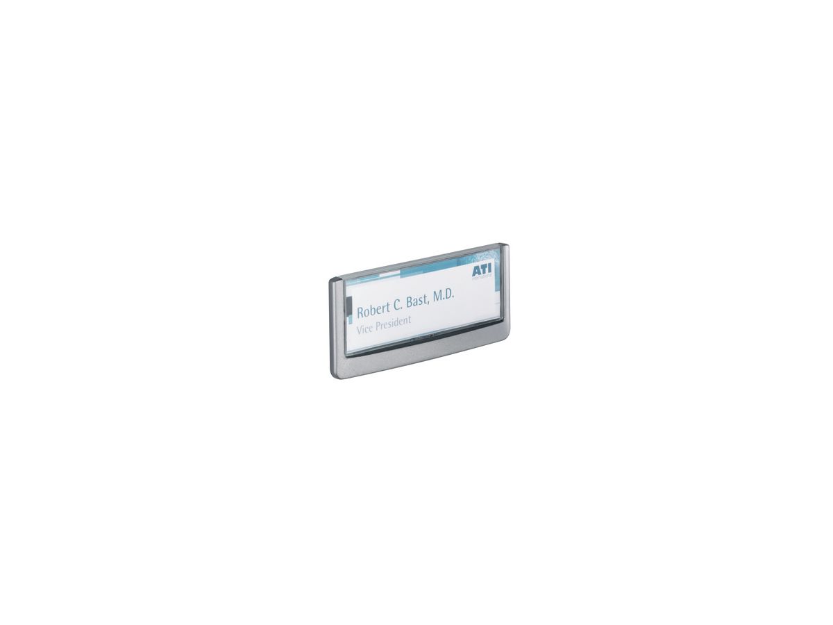 DURABLE Plaque de porte Click Sign 486037 graphite, plastique 149x52.5mm (4005546404646)