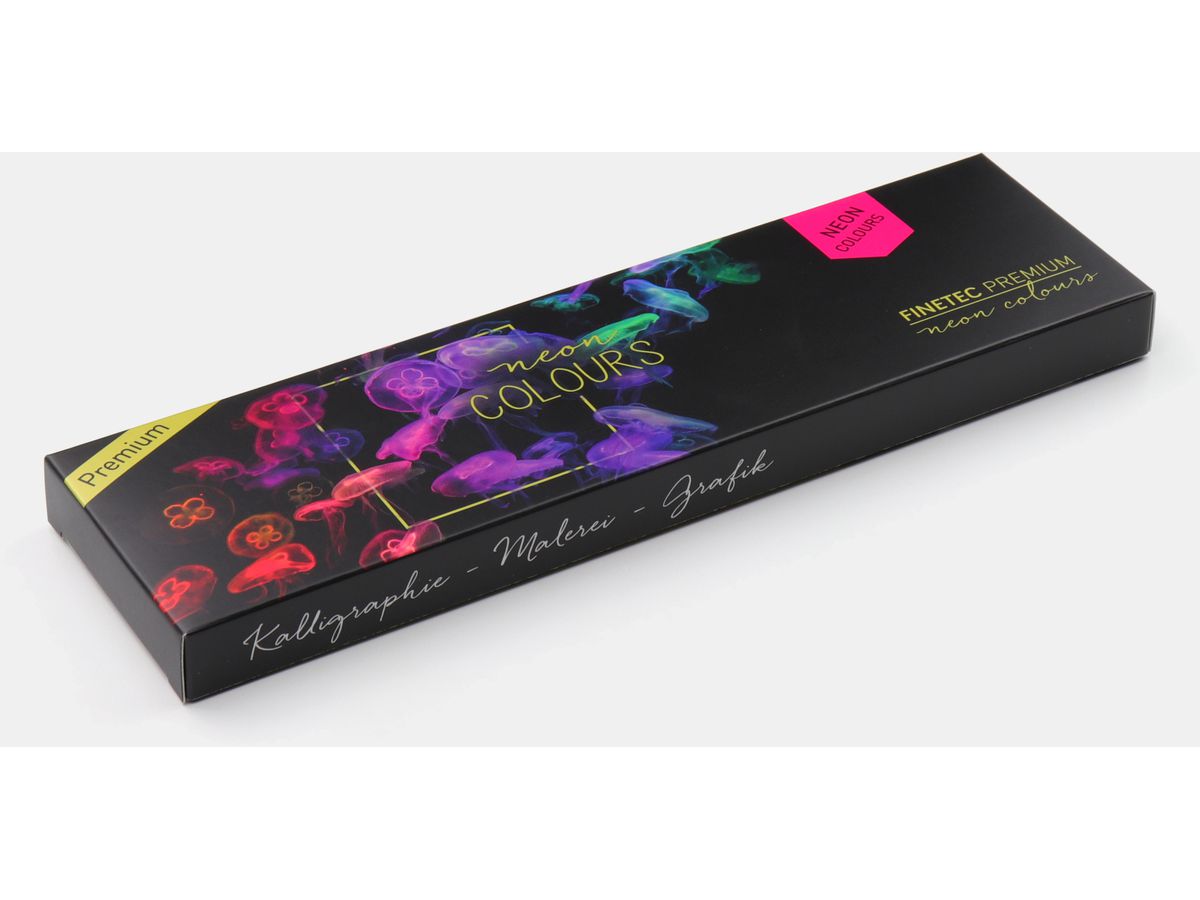 TALENS Couleur nacrée Finetec box FN9000 Premium néon 6 couleurs (4251402604006)