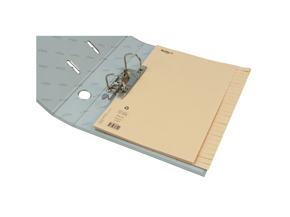 BIELLA Separ. fatturazioni edizila A4 46442600U marrone neutro 26 pzi. (7611365323524)