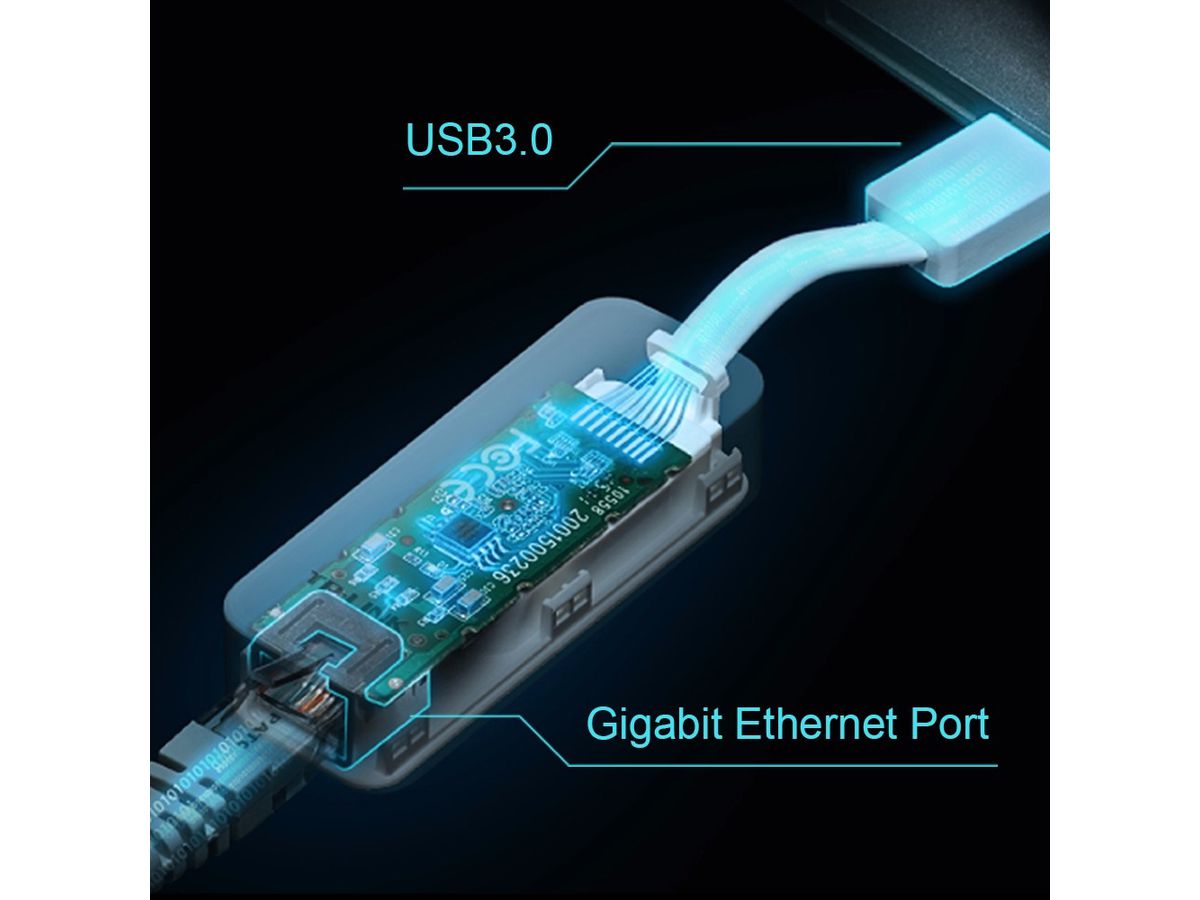 TP-LINK USB 3.0 Type-C to UE300C Ethernet Network Adapter (6935364072599)
