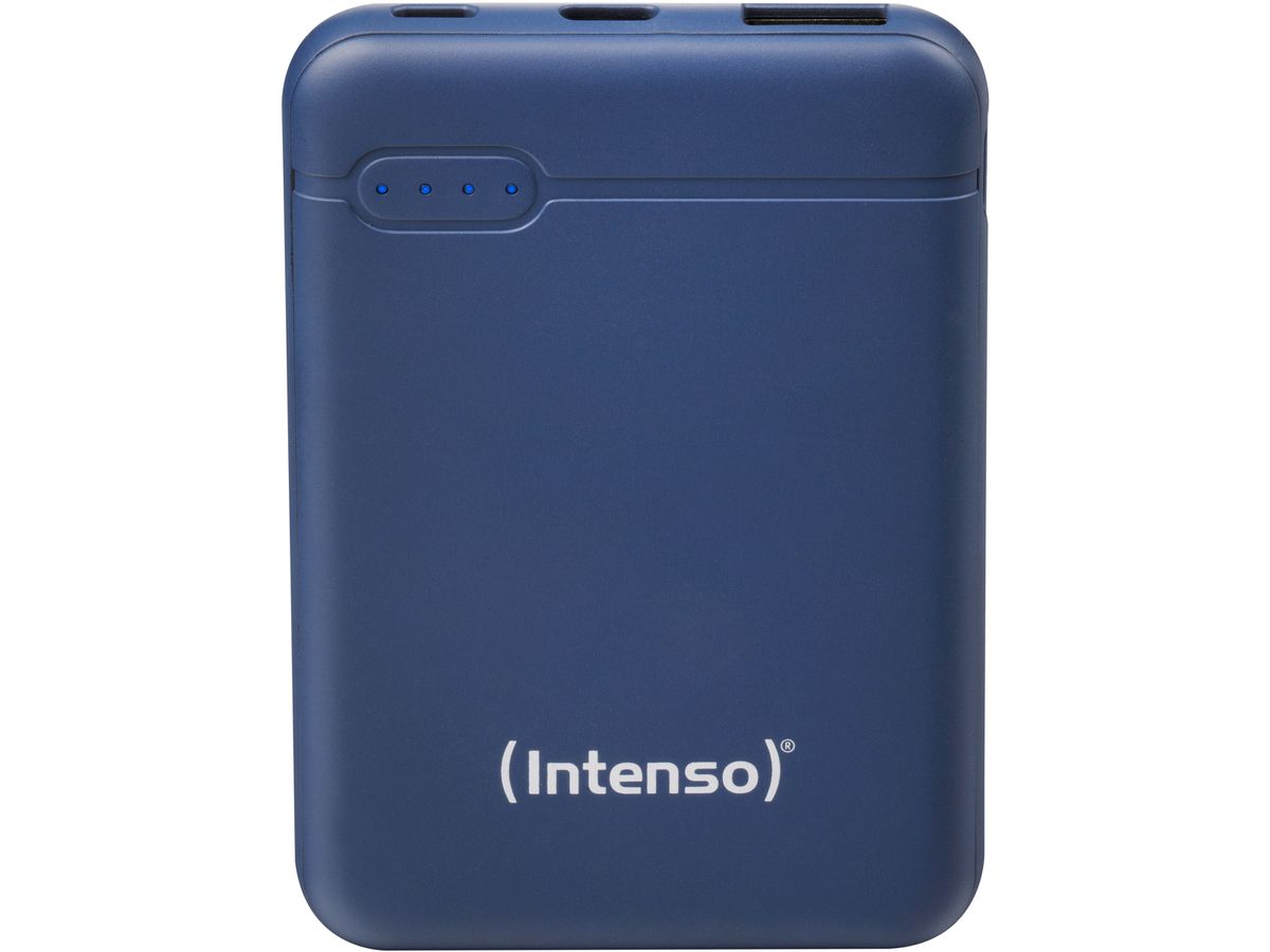 INTENSO Powerbank XS5000, dark blue 7313525 5000 mAh, USB-A, USB-C (4034303028344)