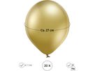 I AM CREATIVE Ballons Metallic Mix 27cm 1000-1058 crème, or, argent 20 pièces (7611983246847)