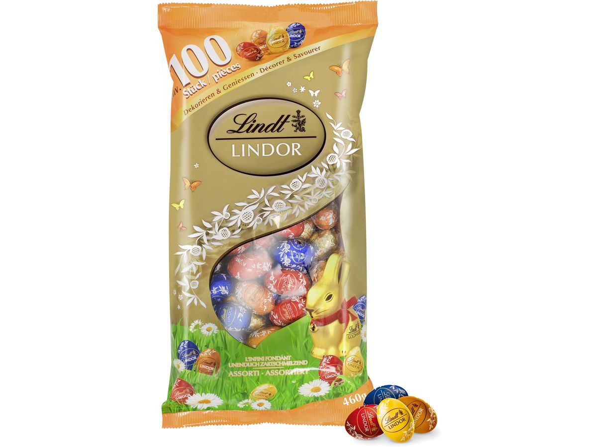 LINDT Uova Lindor Assortite 669309 460g (4000539693007)