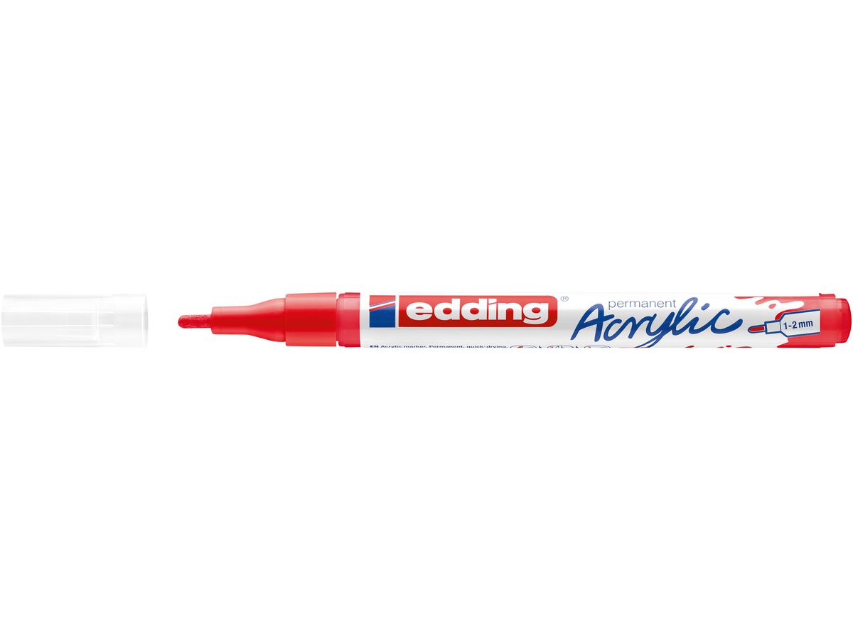 EDDING Acrylmarker 5300 1-2mm 5300-923 traffic red (4057305028099)