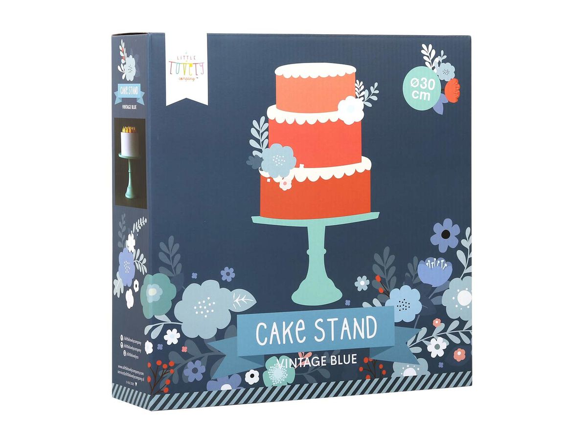 ALLC Cake Stand Large PTCSFB05 vintage bleu 30x20x30cm (8719033867697)