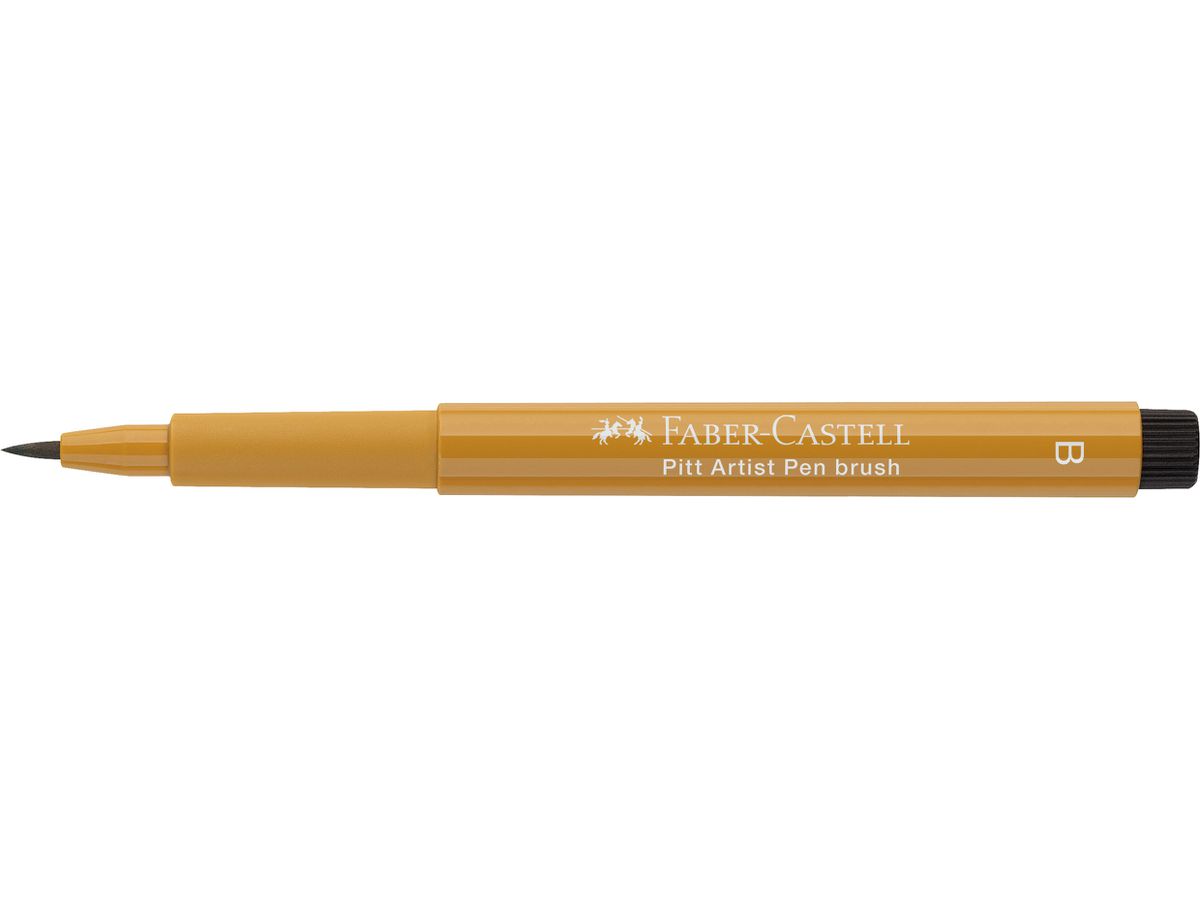 FABER-CASTELL Pitt Artist Pen Brush 2.5mm 167468 green gold (4005401674689)