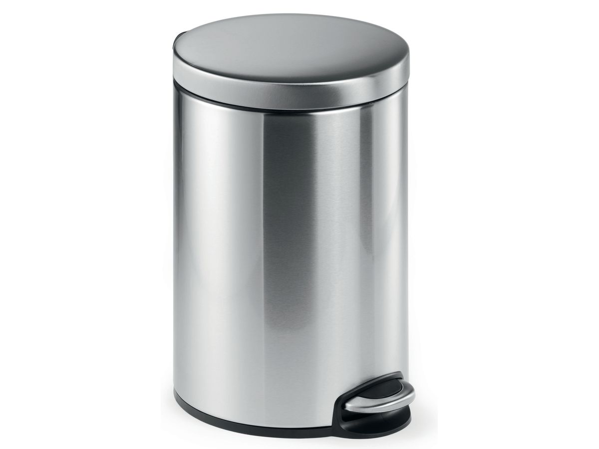 DURABLE Cestino a pedale 12lt 340123 acciaio inox, 40cmx31cm (4005546301976)