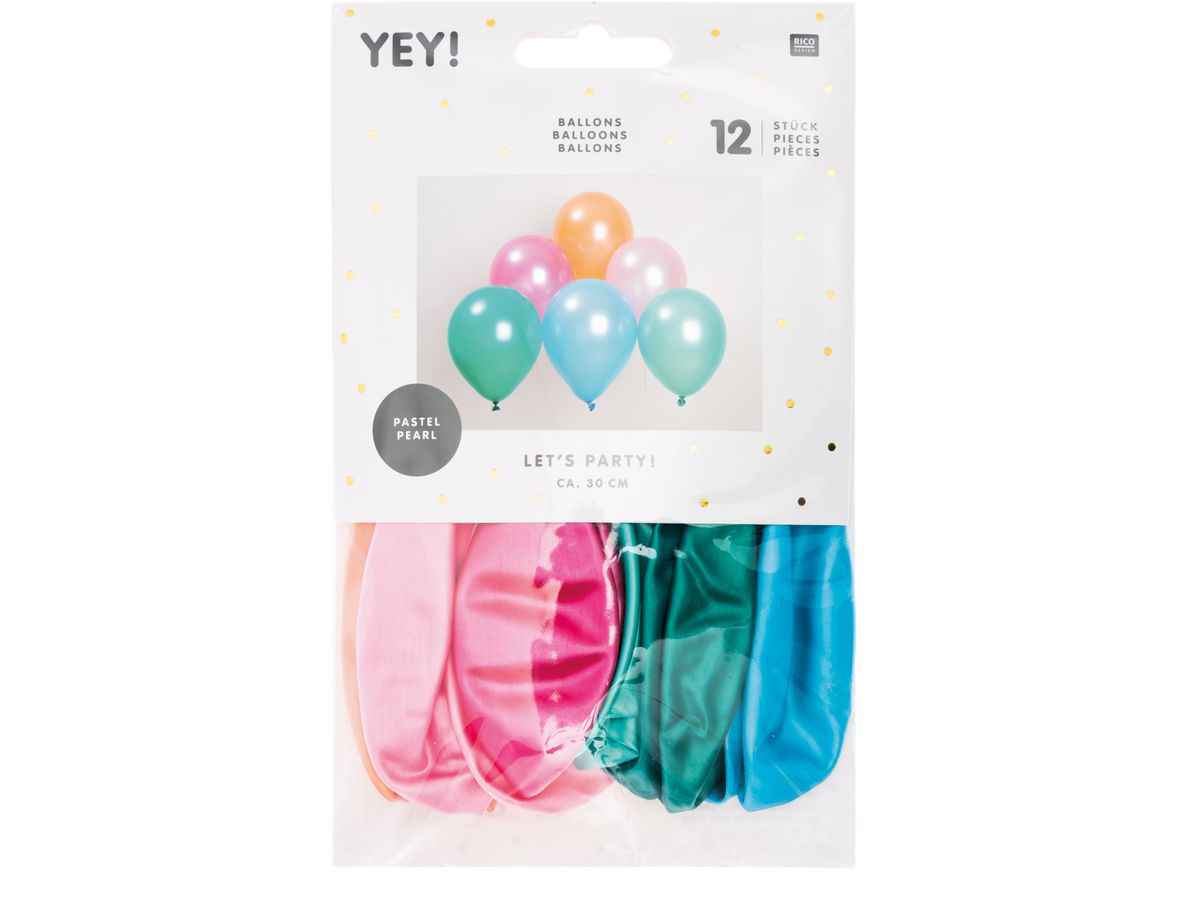 RICO DESIGN Balloons 30cm 81001.00.34 Perle pastello (4051271152215)