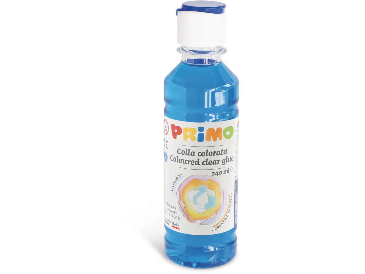 PRIMO Adesivo all'acqua 240 ml 004557-501 cyan (8006919339202)