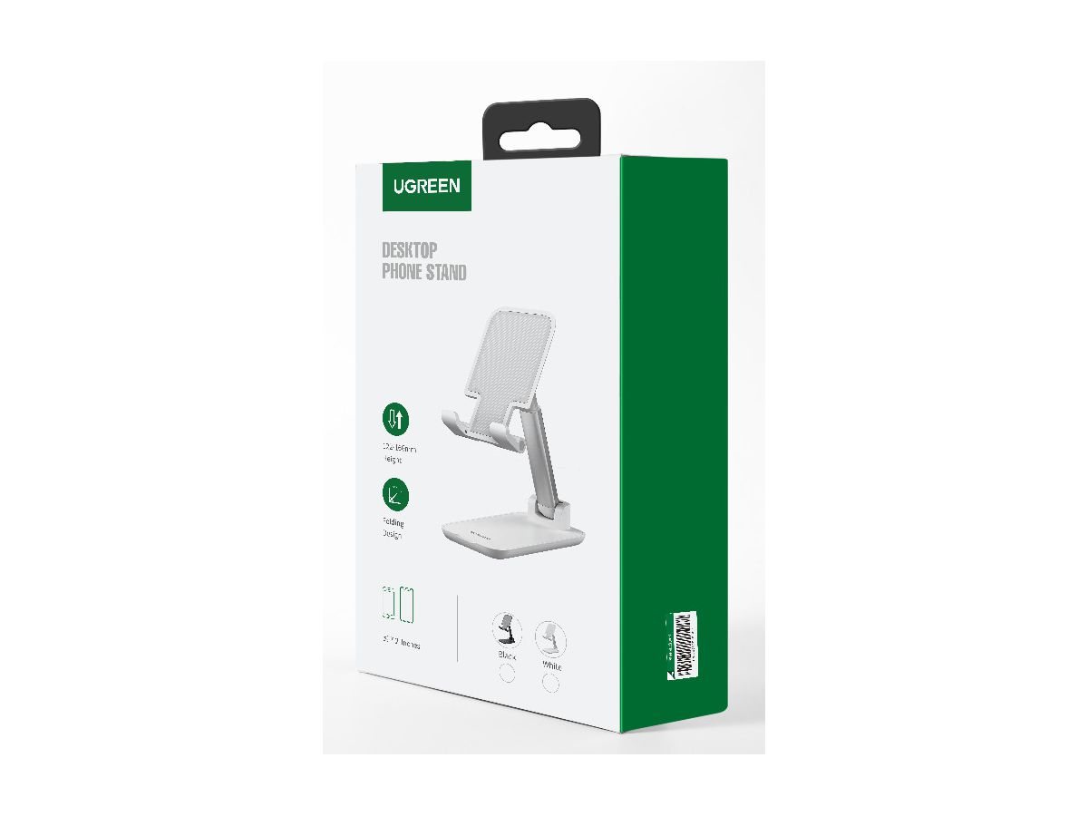 UGREEN Multiangle Phone Desktop 20434 Stand Foldable, White (6957303824342)