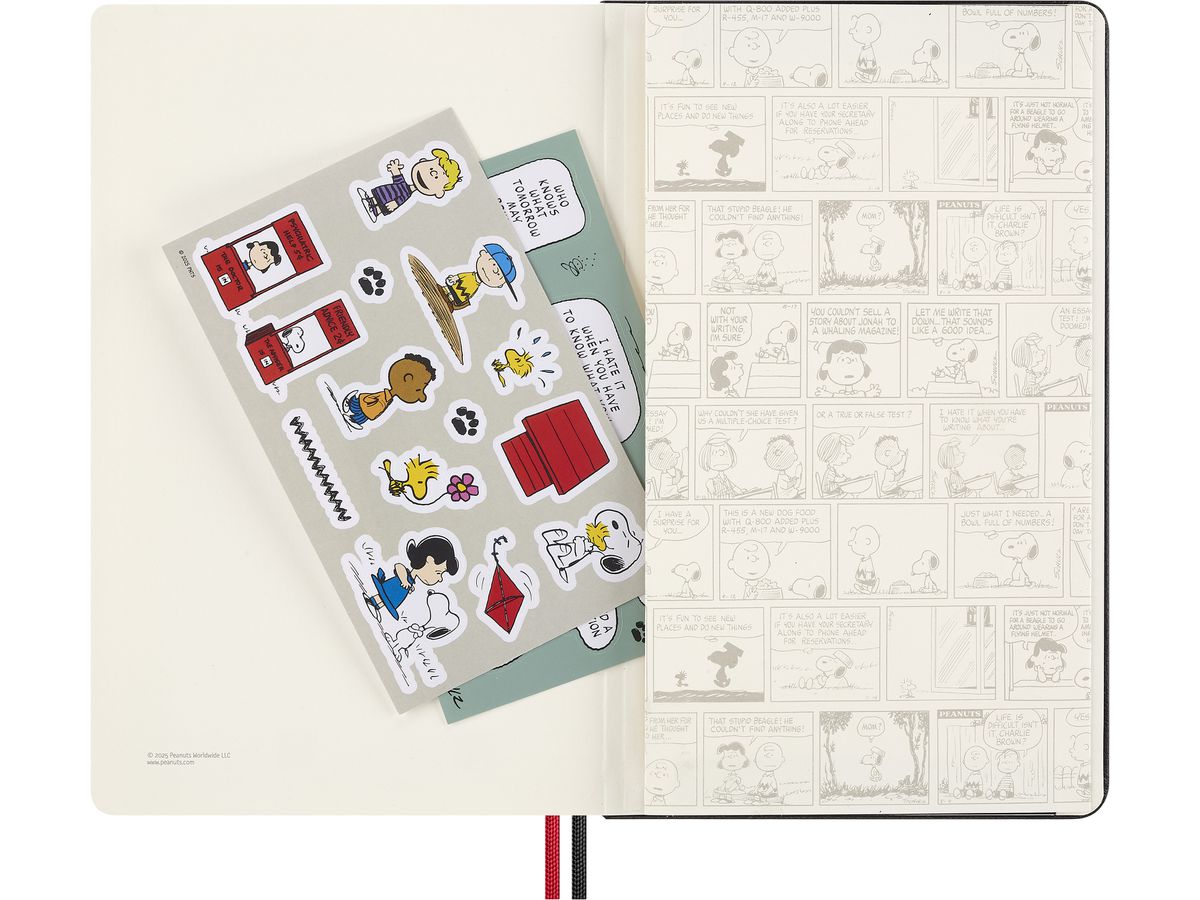 MOLESKINE Carnet Peanuts Snoopy L/A5 999277116 ligné noir (8056999277116)