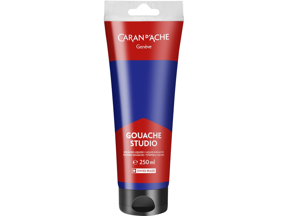 CARAN D'ACHE Deckfarbe Gouache 250ml 2330.140 ultramarinblau, Studio (7630002358545)