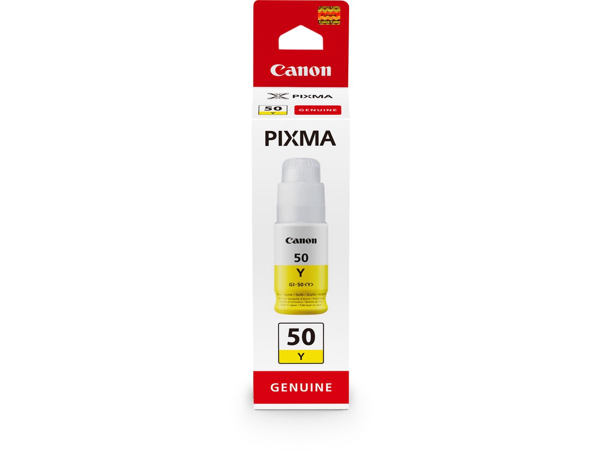CANON Flacone d'inchiostro yellow GI-50Y PIXMA G5050/G6050 70ml (4549292134216)