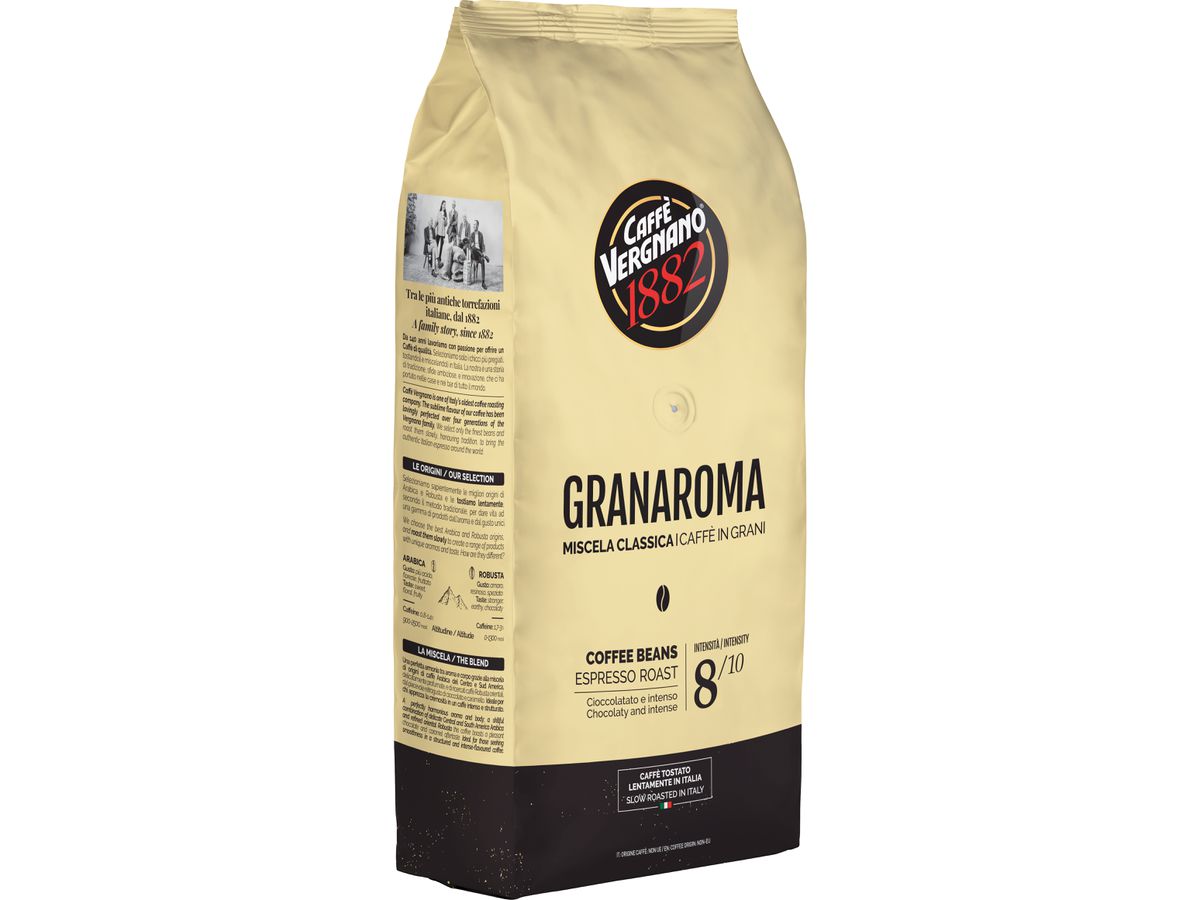 VERGNANO Granaroma 1kg 2292301 Caffè in grani (8001800000094)
