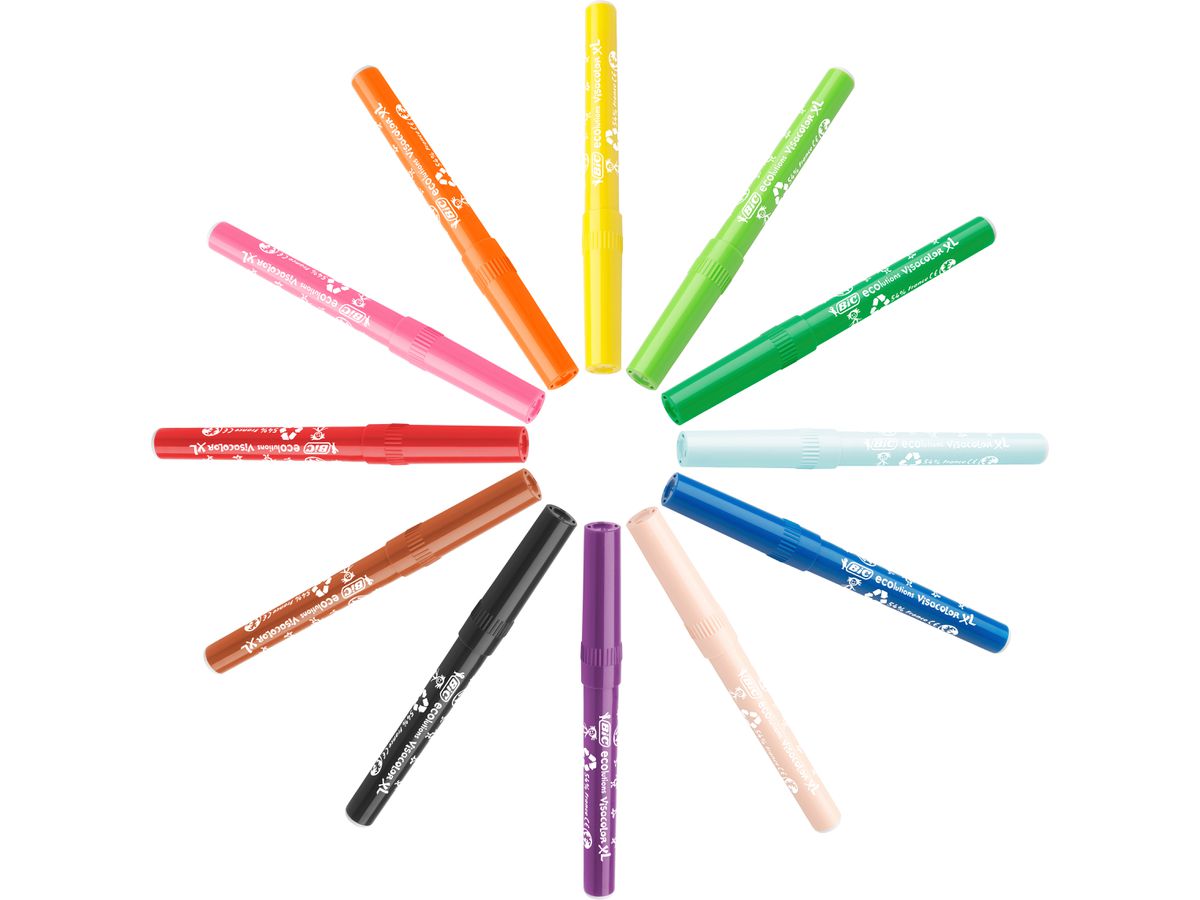 BIC Visacolor XL 4,5mm 8922233 12 colori, astuccio (3086123249257)