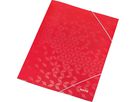 LEITZ Pochettes à élastique WOW A4 3982-00-26 rouge (4002432135059)