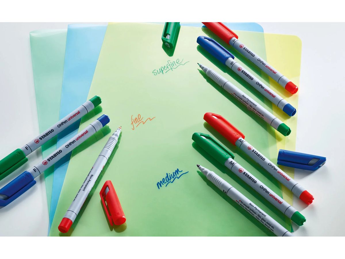 STABILO OHP Pen non-perm. M 853/46 schwarz (4006381114677)