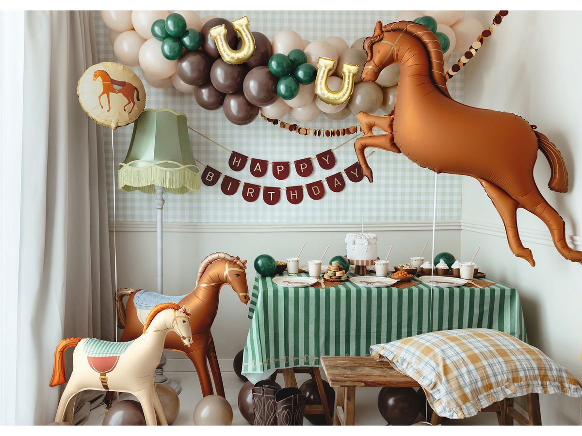 PARTYDECO Folienballon 68cm FB275 Pferd beige (5904555085619)