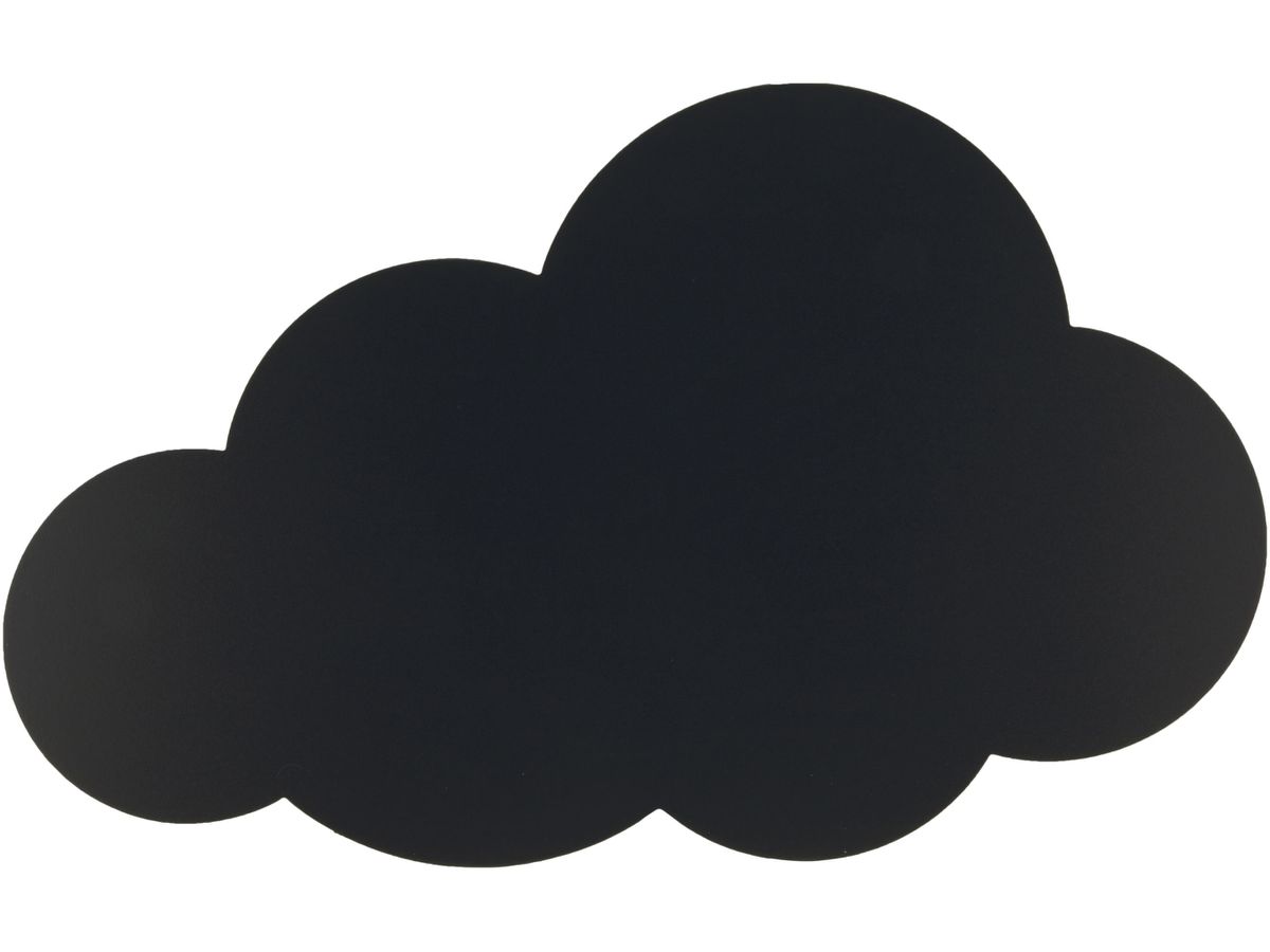 SECURIT Tableau Craie CLOUD FB-CLOUD noir 49x30x0.3cm (8718226493408)
