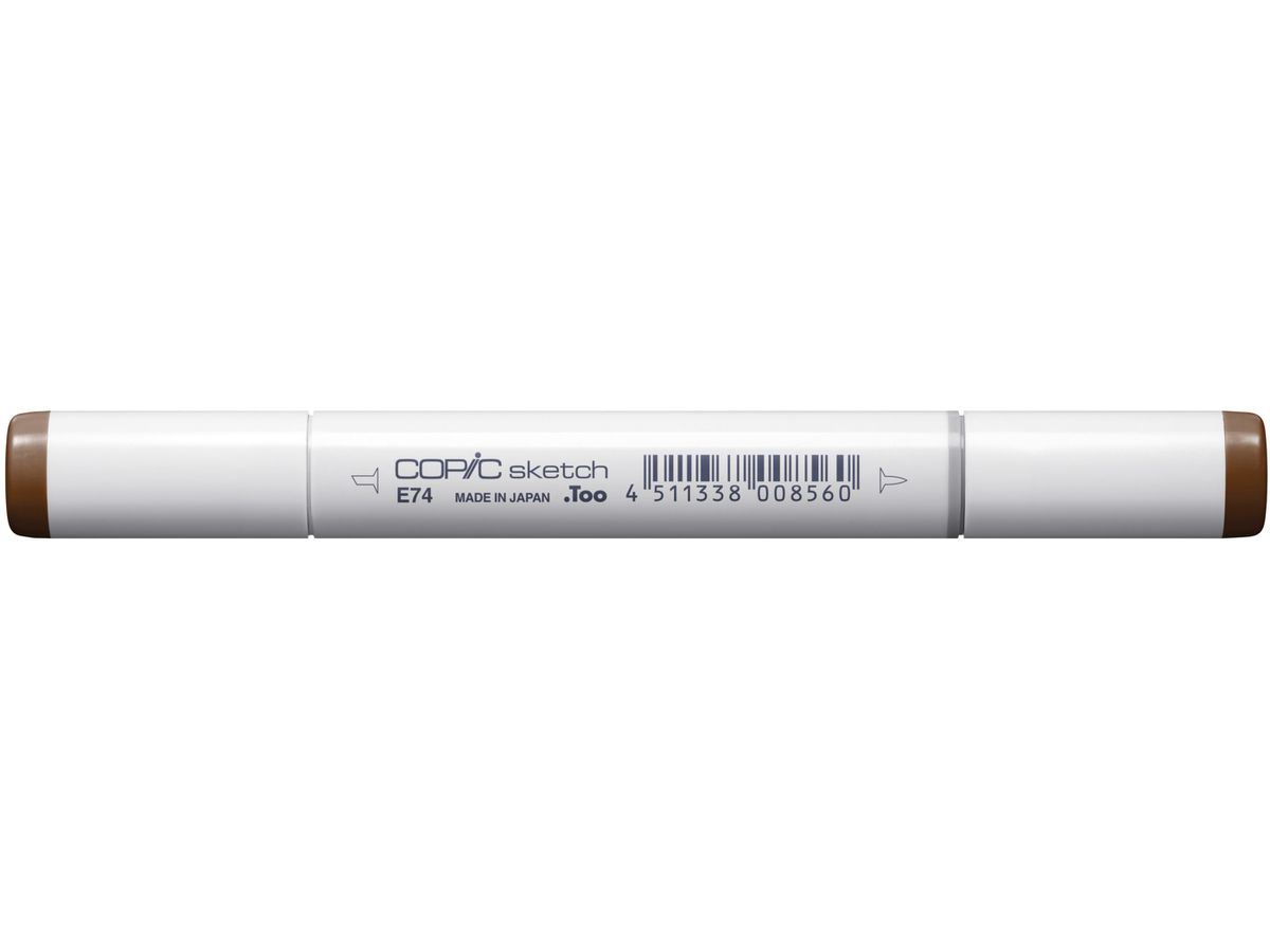 COPIC Marker Sketch 21075331 E74 - Cocoa Brown (4511338008560)
