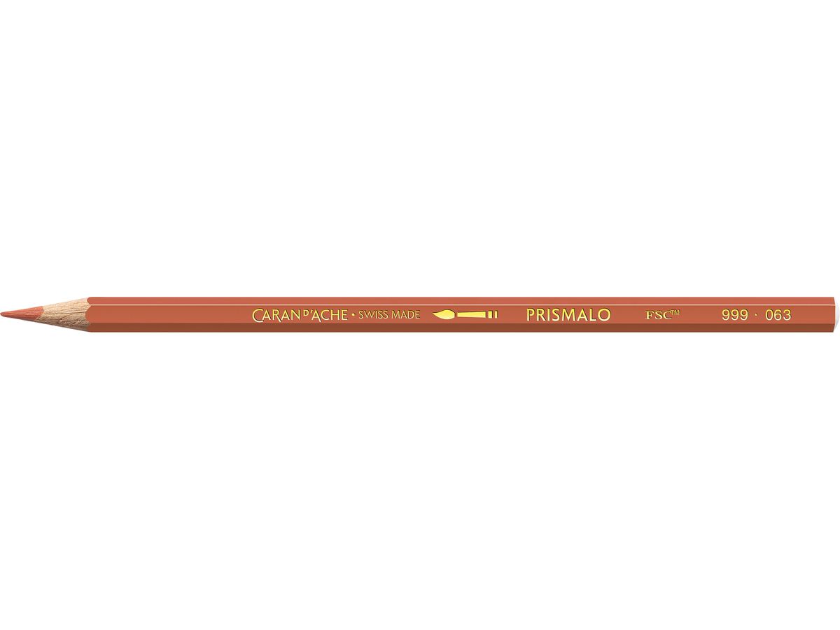 CARAN D'ACHE Farbstifte Prismalo 3mm 999.063 englischrot (7610186843174)
