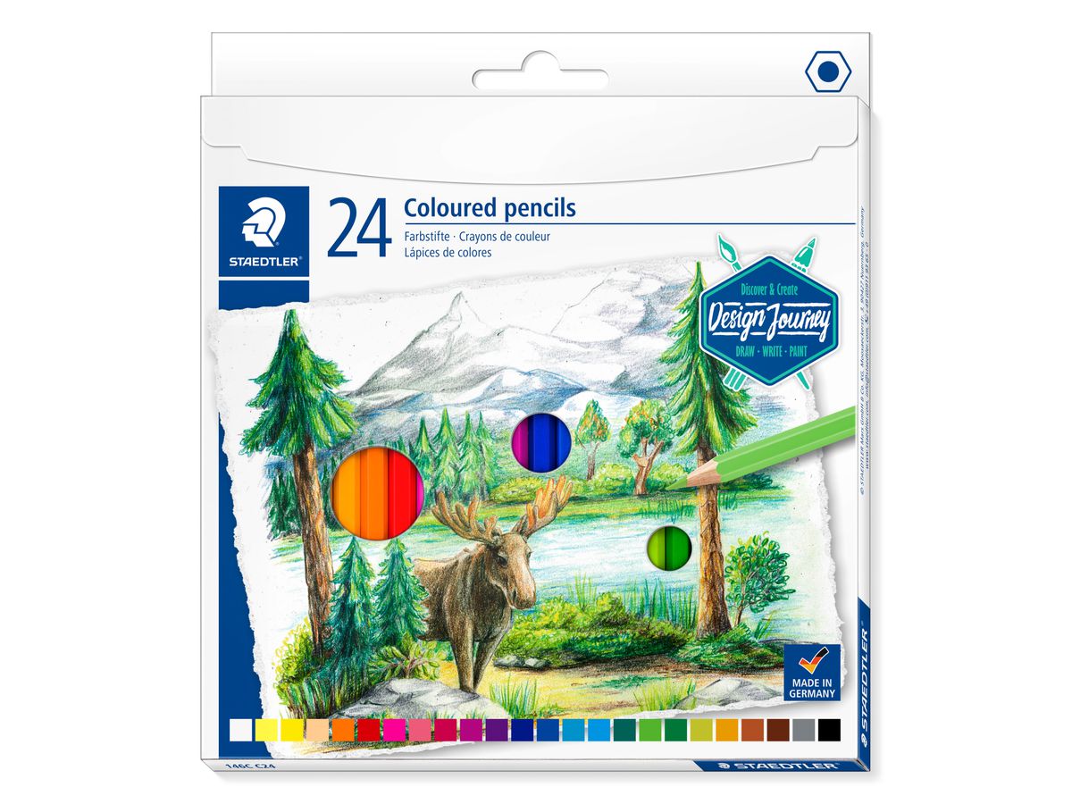 STAEDTLER Set matite colorate Journey 146CC24 24 pezzi (4007817052228)