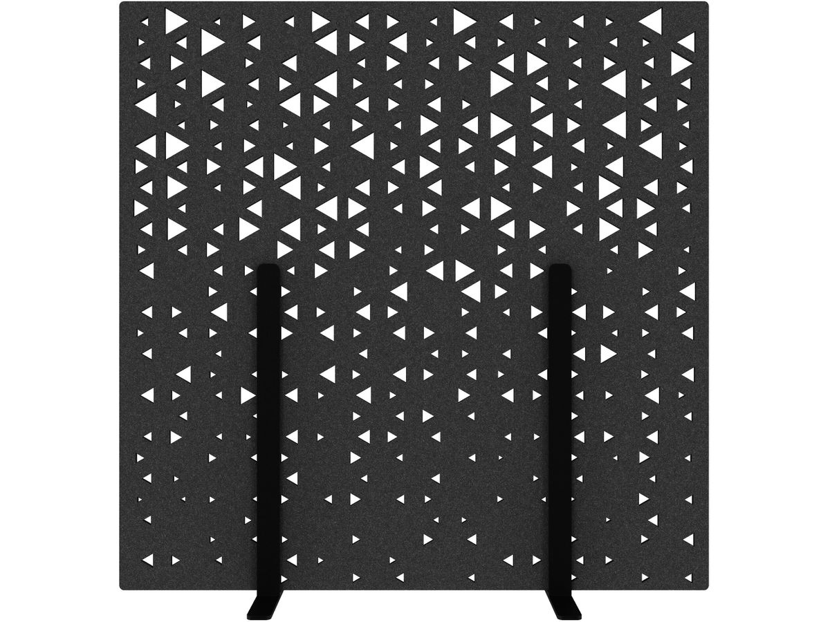 SUONO Divisorio L 180x180x2.4cm 1311.L24.2603 STAND, nero (7640439763966)