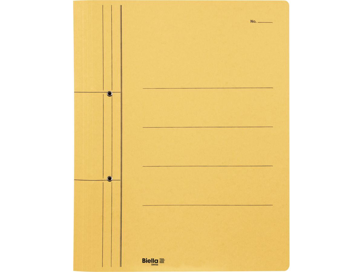 BIELLA Schnellhefter Spiral A4 16742020U gelb (7611365338016)