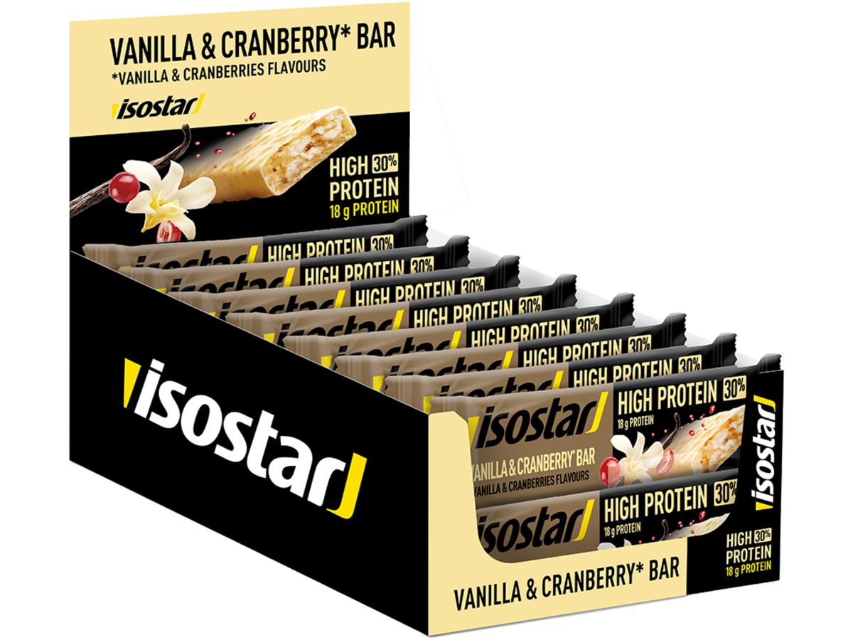 ISOSTAR High Protein VanillaCranberry 402191413 55g, 16 pcs. (3175681291973)