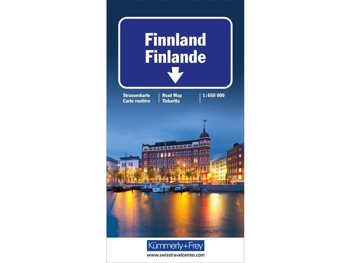 KÜMMERLY+FREY Carte routière 3-259-01827 Finnland 1:650'000 (9783259011607)