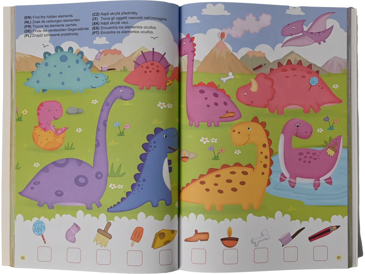 ROOST Activity- und Malbuch B1070 2 Aufkleberbögen (8711851107030)