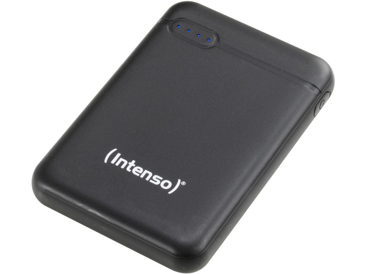 INTENSO Powerbank XS5000, black 7313520 5000 mAh, USB-A, USB-C (4034303028221)