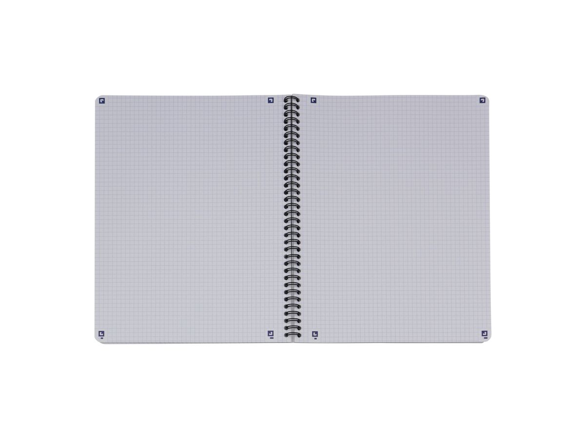 OXFORD Touch Carnet spirale 400103996 A4, quadrillé 70 flls, bleu (5904017321521)