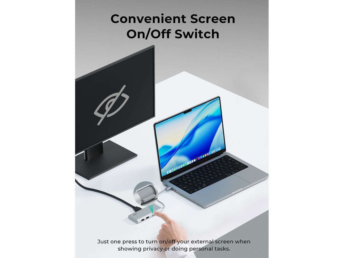 AUKEY Hub 6-in-1 OfficeDok UH-CHU02 (0689323791200)