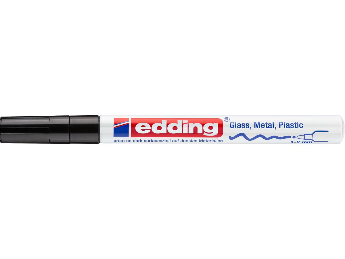 EDDING Paintmarker 751 CREA 1-2mm 751-1 CREA nero (4004764953202)