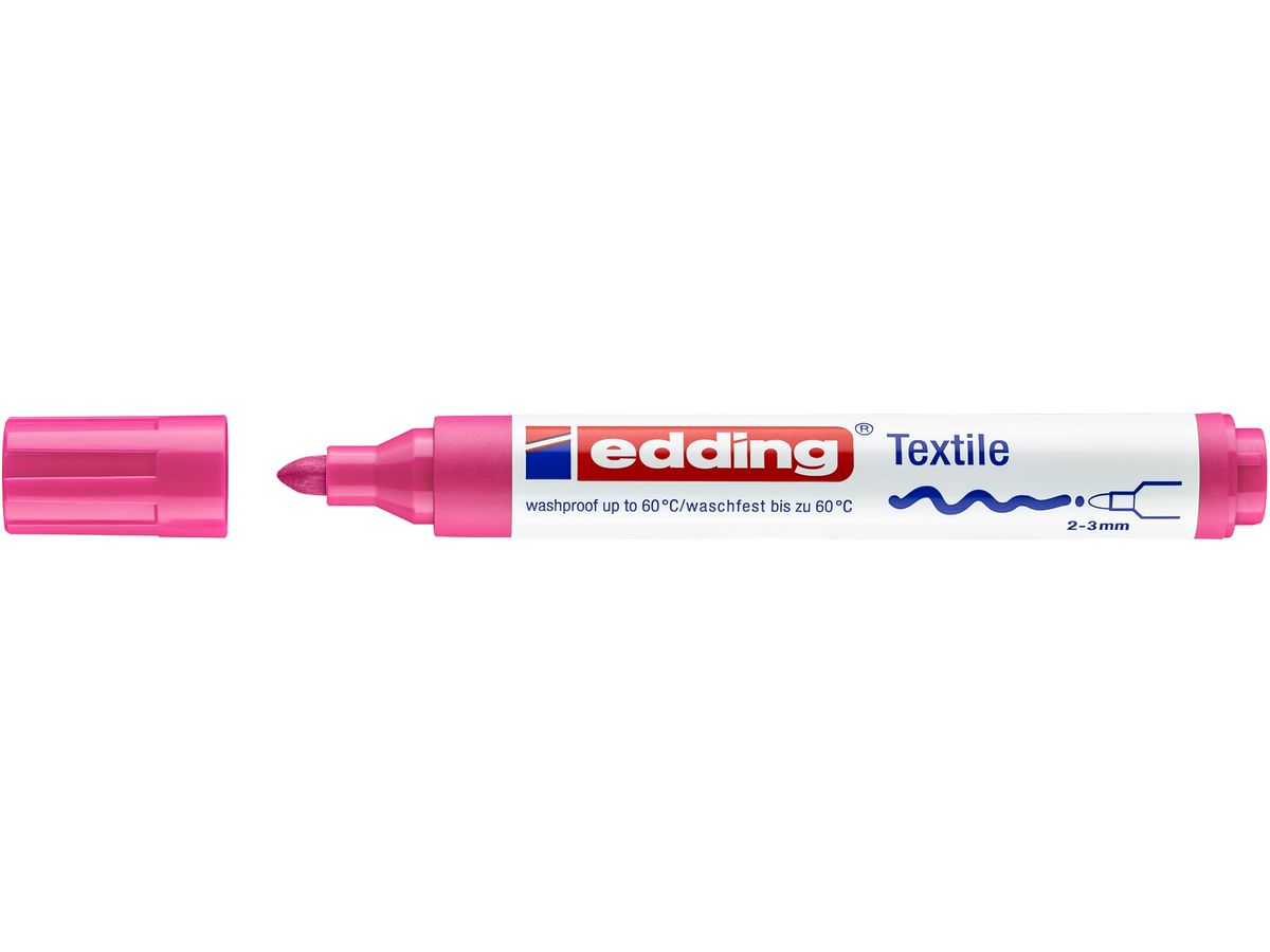 EDDING Textil-Marker 4500 2-3mm 4500-69 neonrose (4004764015078)