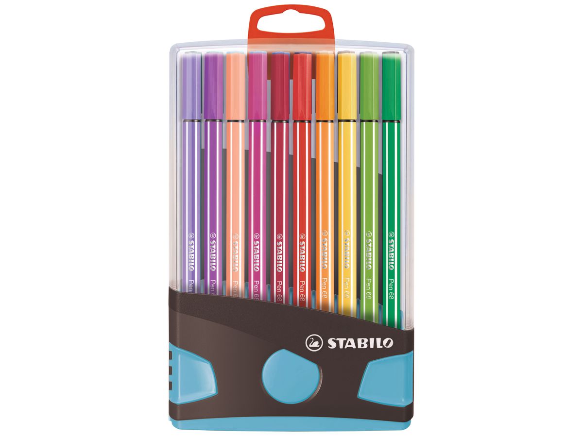 STABILO Penna Fibre Pen 68 1mm 6820-031-04 20 pezzi ass. ColorParade (4006381551298)