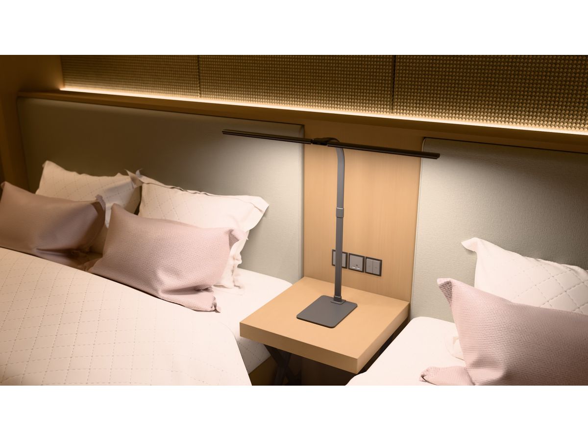 HANSA Lampe de table Novano 41-5011.009 noir (7612176094085)