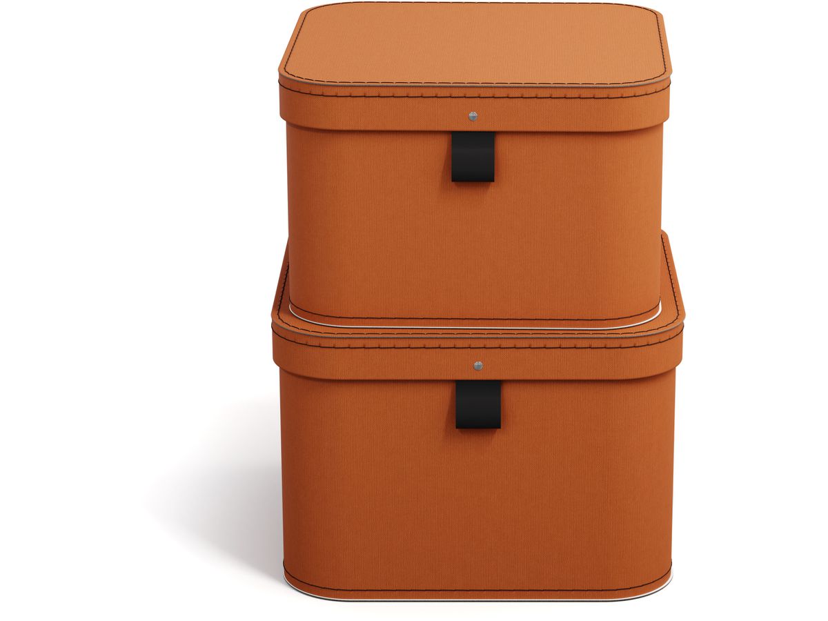 BIGSO BOX OF SWEDEN Boîte de rangement Ludvig 746252233FL0 terracotta 2er-Set (7330061084163)